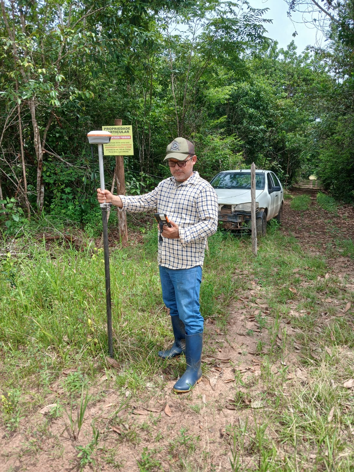 Georreferenciamento de propriedade rural